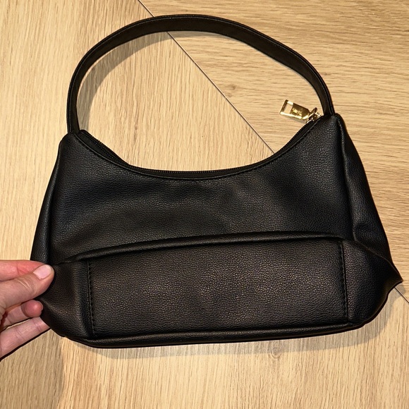Nordstrom BP Black Faux Leather Shoulder Bag - Picture 3 of 5